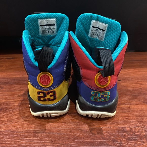 Nike Air Jordan 9 Retro Size 6Y Dream it Do It Black Red 302359-065 - Picture 6 of 9